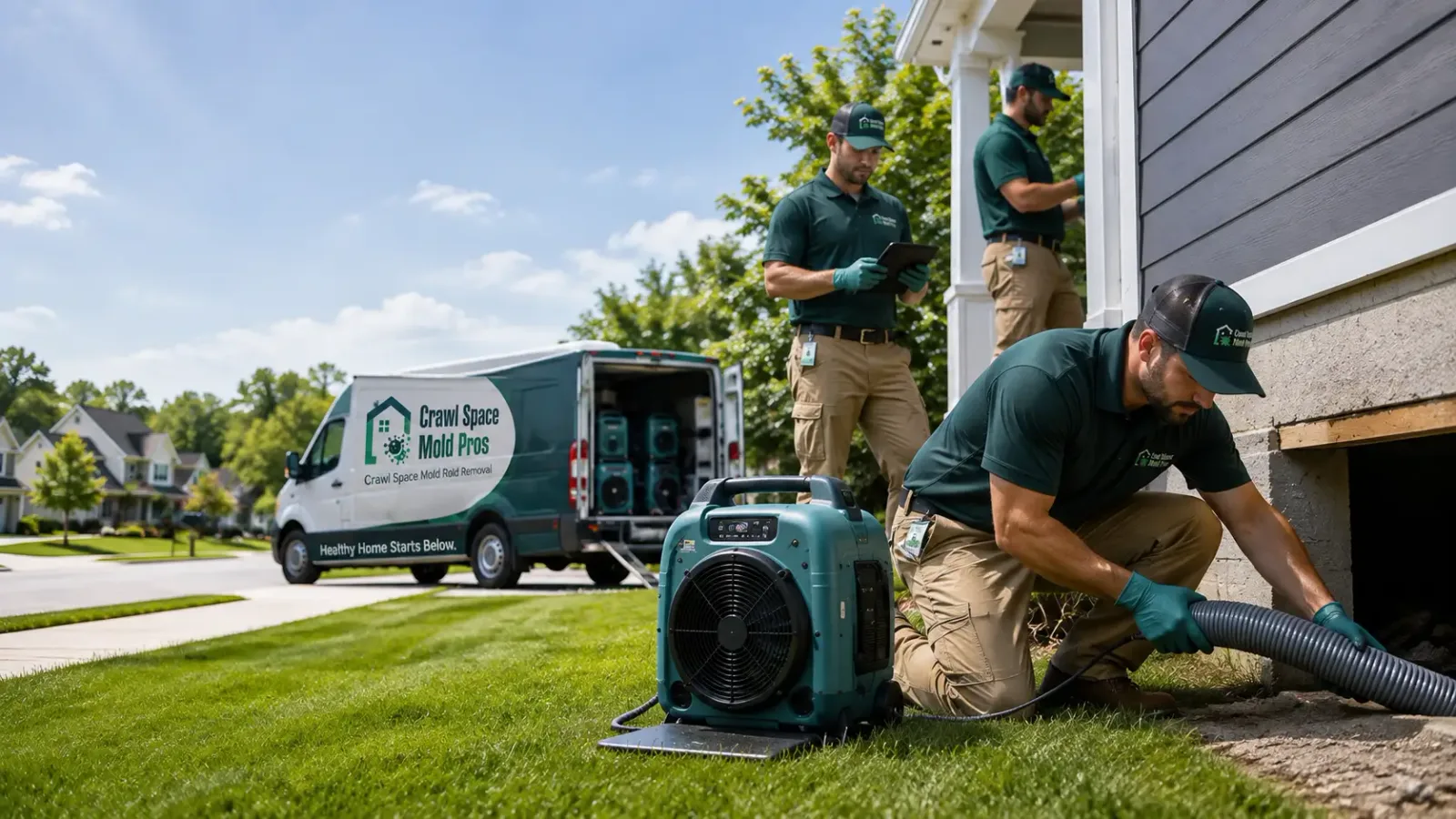 Crawl Space Mold Removal in Endicott, NE